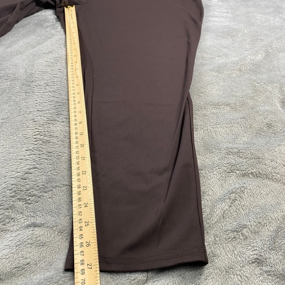 Susan Graver Weekend Womens Pant Size 3X Brown Elastic‎ Waist Stretch Casual - Picture 6 of 12